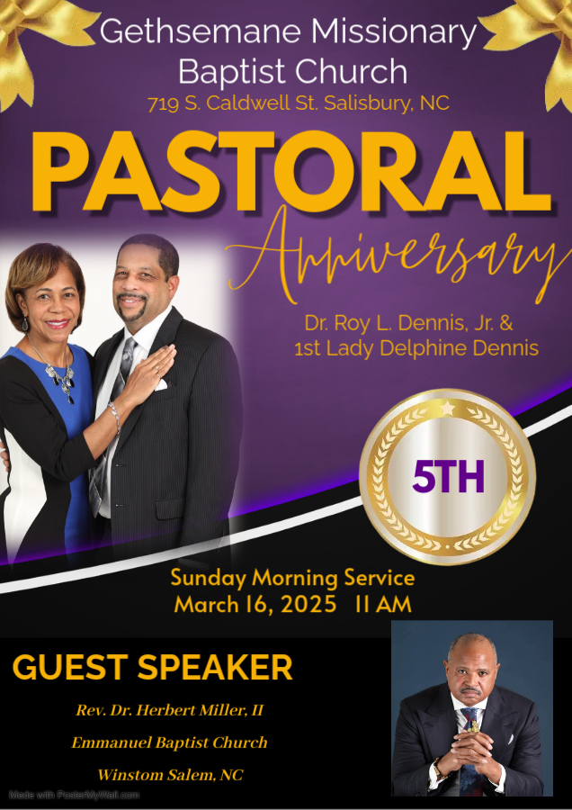 Pastoral Anniversary March 16, 2025